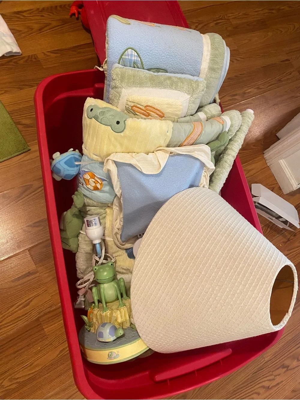 Huge Frog / Turtle Crib Set & Room Decor